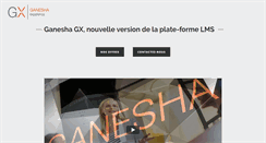 Desktop Screenshot of ganesha.fr