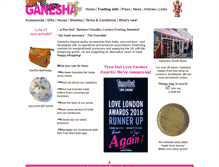 Tablet Screenshot of ganesha.co.uk