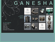 Tablet Screenshot of ganesha.dk